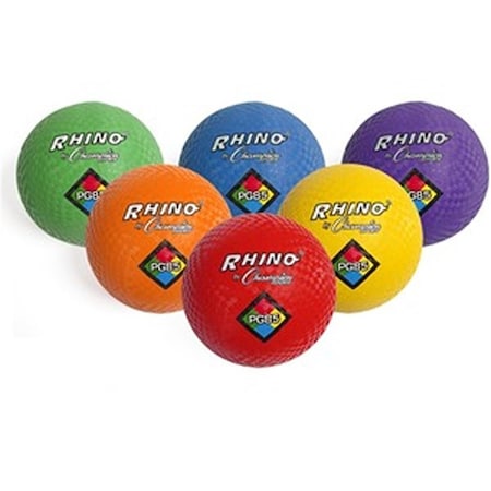 Champion Sports Playground Ball, Multi Color CSIPGSET